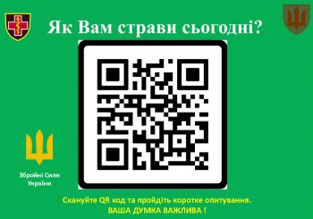 Опитування для пацієнтів, що перебувають у лікувальному закладі, щодо якості  харчування